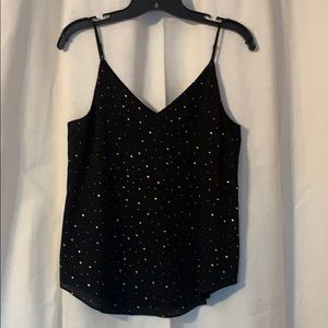 Black and Gold Downtown Cami